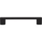 Jeffrey Alexander 128 mm Center-to-Center Matte Black Square Sutton Cabinet Bar Pull 635-128MB - alternate 2